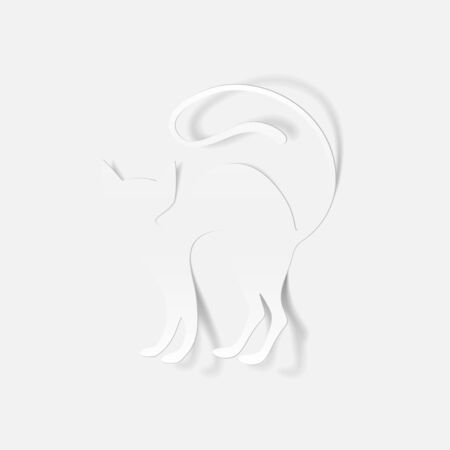realistic design element: catのイラスト素材