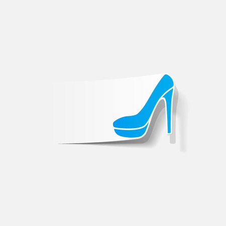 realistic design element: shoeのイラスト素材