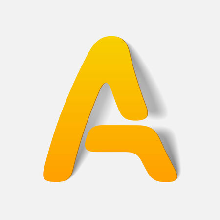 letter of the alphabet. Vector Illustration Design Elementのイラスト素材