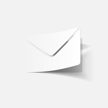 realistic design element: newsletter. Vector Illustrationのイラスト素材