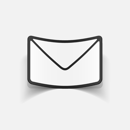 realistic design element: newsletter. Vector Illustrationのイラスト素材