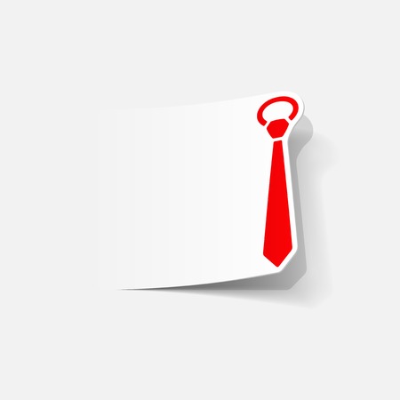 realistic design element: tieのイラスト素材