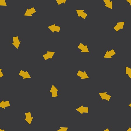 seamless background: arrow geometry. Vector Illustration Design Patternのイラスト素材