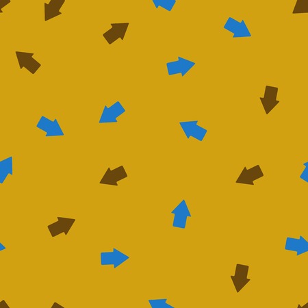 seamless background: arrow geometry. Vector Illustration Design Patternのイラスト素材