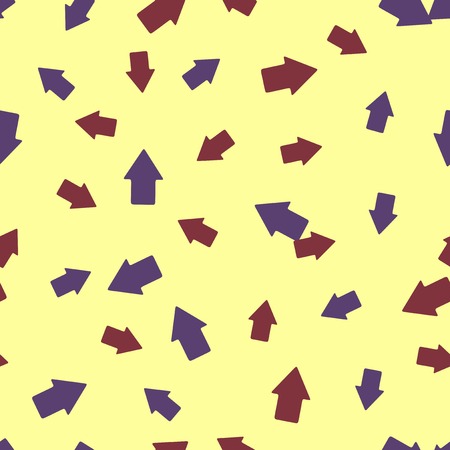 seamless background: arrow geometry. Vector Illustration Design Patternのイラスト素材
