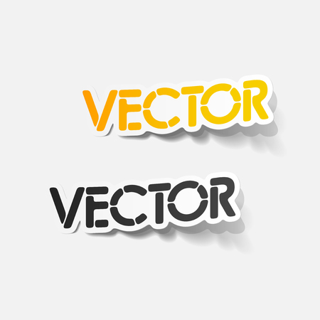realistic design element: vector. Modern Graphic Illustrationのイラスト素材