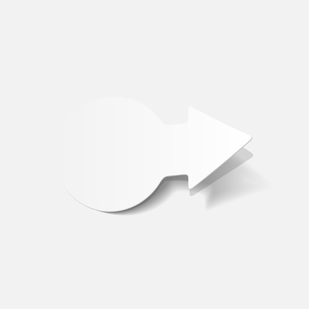 realistic design element: arrowのイラスト素材