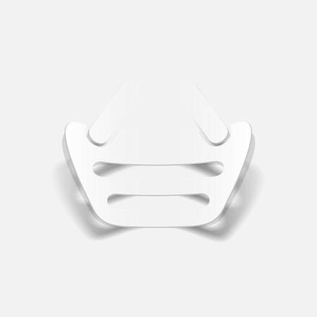 realistic design element: food basketのイラスト素材