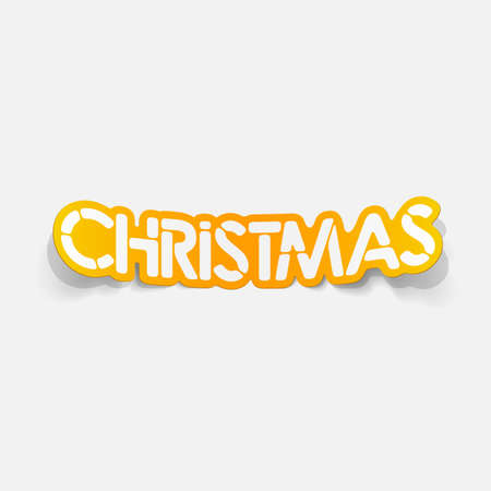 realistic design element: christmasのイラスト素材
