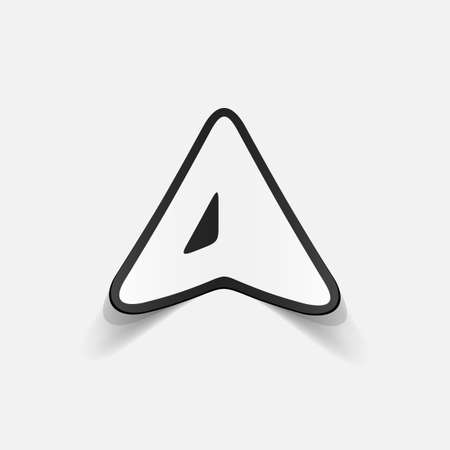 realistic design element: gpsのイラスト素材