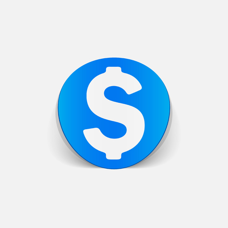 realistic design element: moneyのイラスト素材