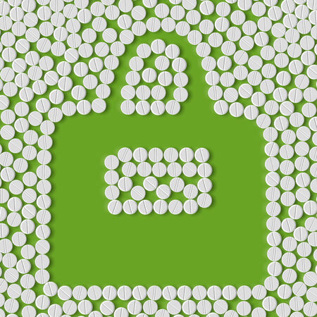 pills concept: bag, fashionのイラスト素材