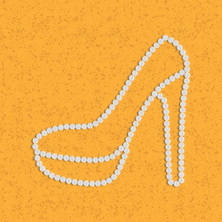 pills concept: shoe, fashionのイラスト素材