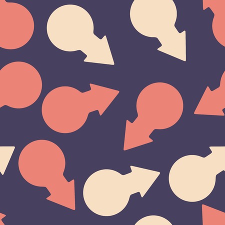 seamless background: arrowのイラスト素材