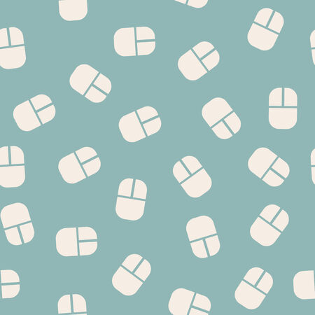 seamless background: computer, mouseのイラスト素材