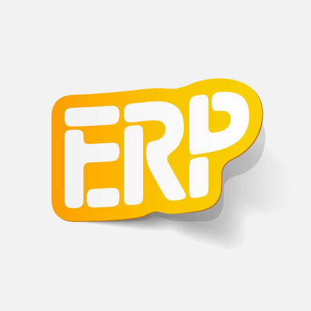 realistic design element: ERPのイラスト素材