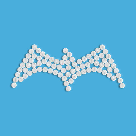 pills concept: wing, feather, birdのイラスト素材