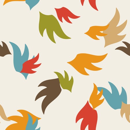 seamless background: wing, feather, angelのイラスト素材