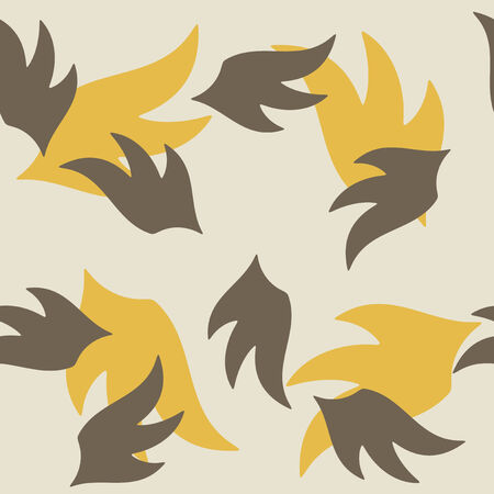 seamless background: wing, feather, angelのイラスト素材