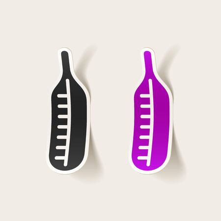 realistic design element: thermometer, medicalのイラスト素材