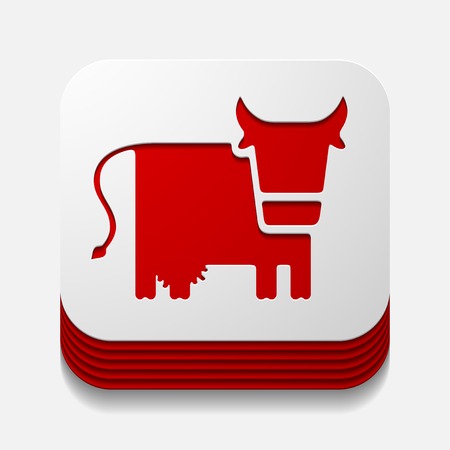 app concept: cow, agricultureのイラスト素材