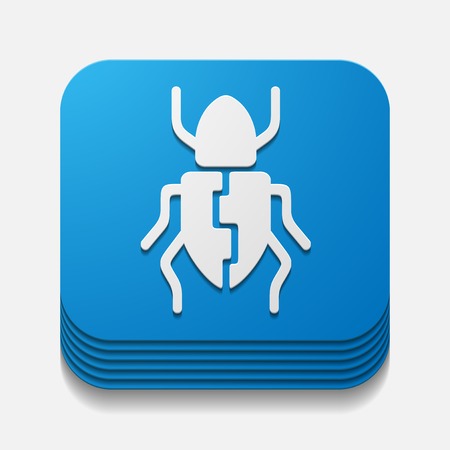 app concept, beetle, insectのイラスト素材