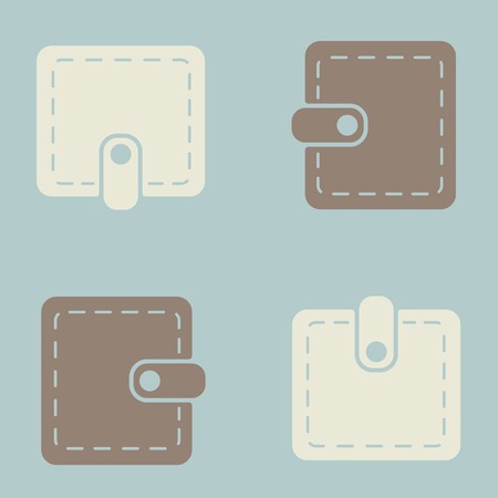 seamless background, purse, moneyのイラスト素材