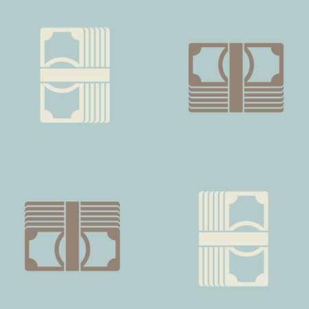 seamless background, moneyのイラスト素材