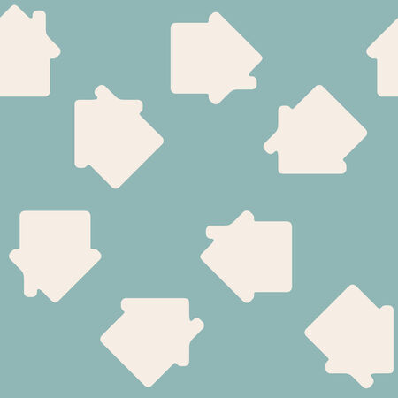 seamless background, home, house, buildingのイラスト素材