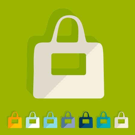 Flat design: bagのイラスト素材