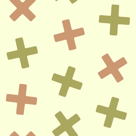 seamless background: crossのイラスト素材