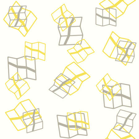 seamless background: mapのイラスト素材