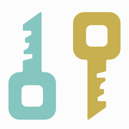 seamless background: keyのイラスト素材
