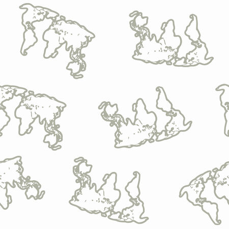 seamless background: mapのイラスト素材
