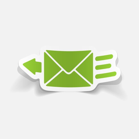 realistic design element: newsletterのイラスト素材