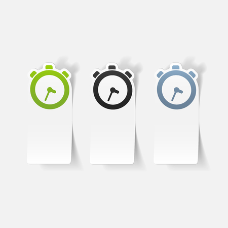 realistic design element: watchのイラスト素材