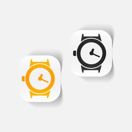 realistic design element: watchのイラスト素材