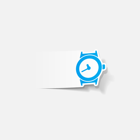 realistic design element: watchのイラスト素材