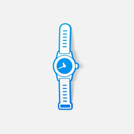 realistic design element: watchのイラスト素材