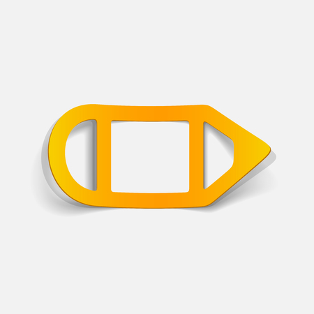 realistic design element: pencilのイラスト素材