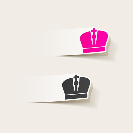 realistic design element: crownのイラスト素材