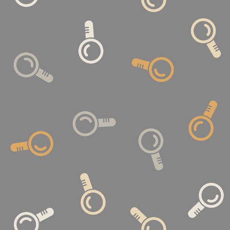 seamless background: magnifierのイラスト素材