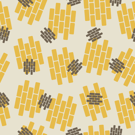 seamless background: brickのイラスト素材
