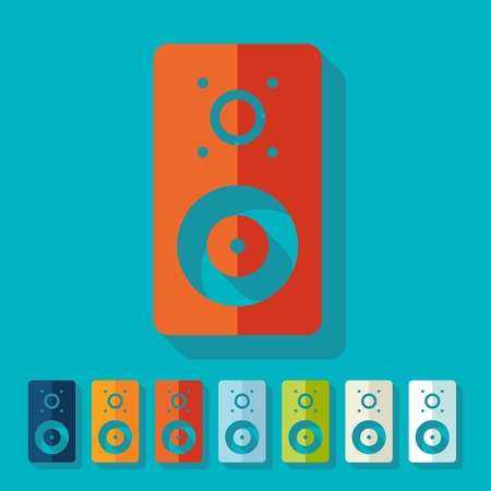 Flat design: dynamicのイラスト素材