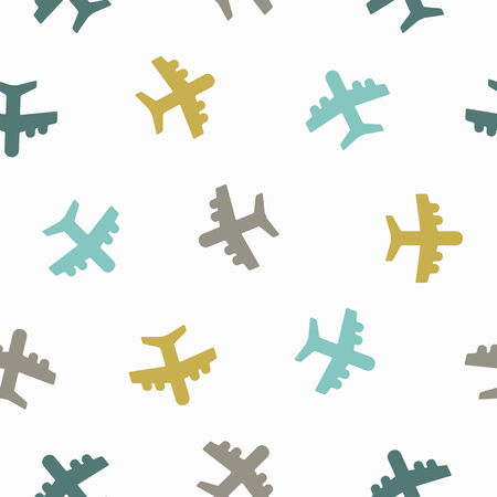 seamless background: planeのイラスト素材