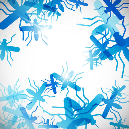 abstract background: mosquitoのイラスト素材