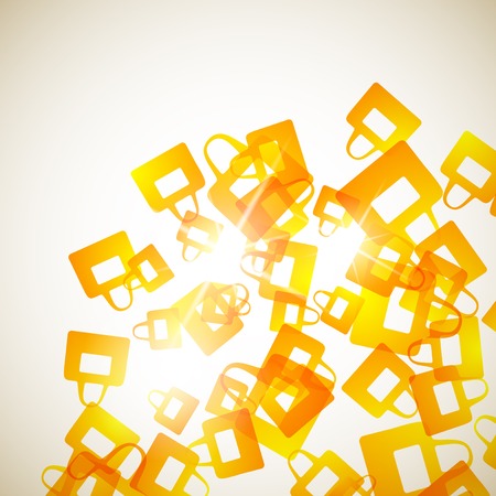abstract background: bagのイラスト素材