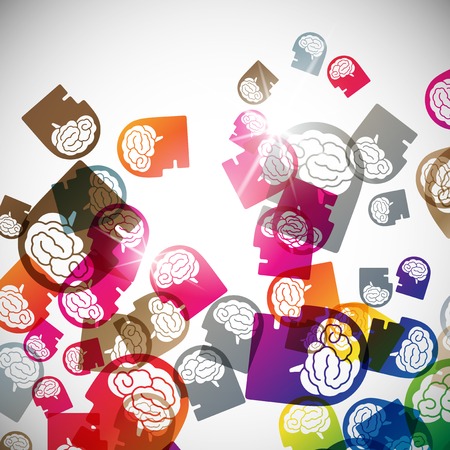 abstract background: headのイラスト素材