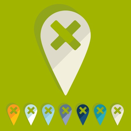 it is a flat design in modern styleのイラスト素材