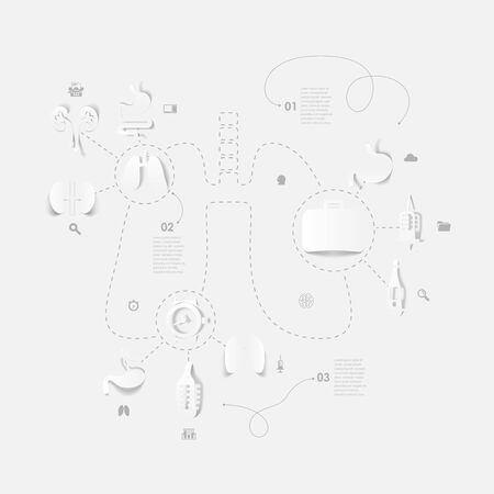 Set of medical iconsのイラスト素材